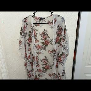 Rue 21 floral shaw/cover up